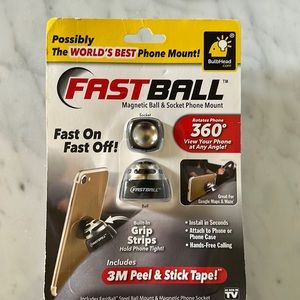 Fastball magnetic ball socket phone mount-car, office, home-hands free calling